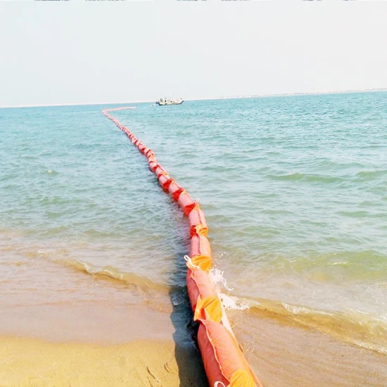 Rubber Boom Solid Float Oil Spill Containment Sea Float Oil Containment Boom
